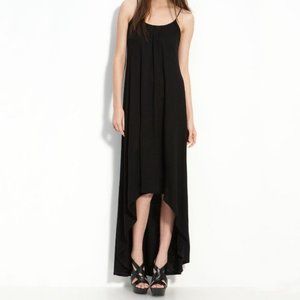 Lanston Knit Spaghetti Strap Scoop Maxi Midi Dress